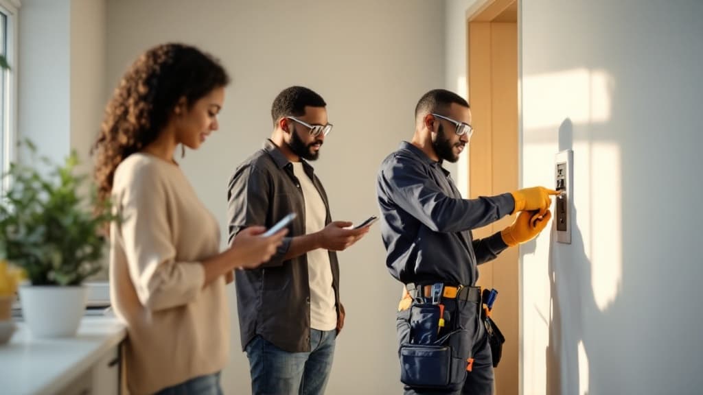 Job record with photos and warranty documentation